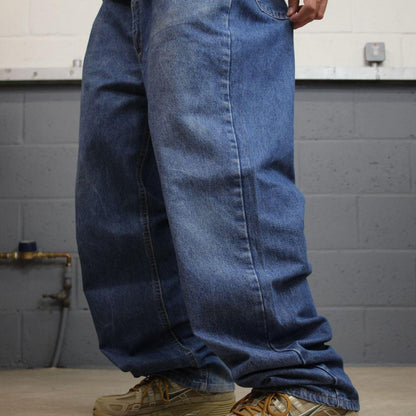 Carhartt baggy jeans y2k denim blue Loose fire resistant workwear skate pants