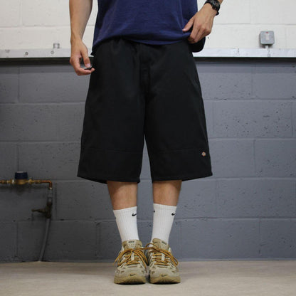 Dickies baggy chino shorts carpenter black Chino style skater shorts long wide leg festival