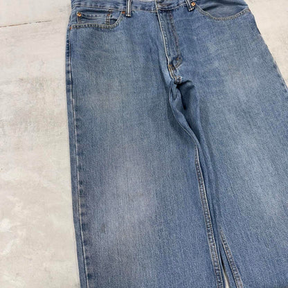 Baggy Levis 550 jeans W38 L34 blue loose 90s relaxed style skater jeans red tab logo
