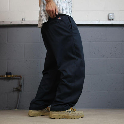 Dickies 874 pants navy original fit W42L28 Twill chino style skate work trousers