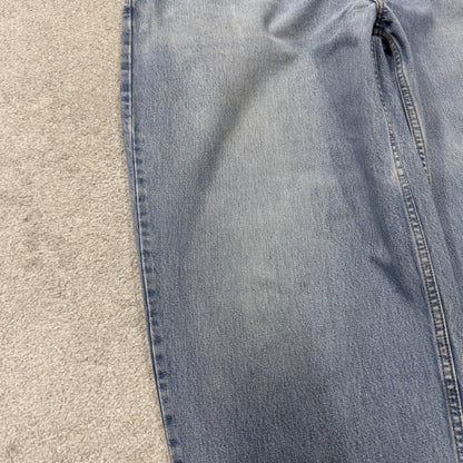 Baggy Levi’s 560 jeans y2k W40L30 blue Loose leg comfort fit denim 2000s style red tab logo jeans