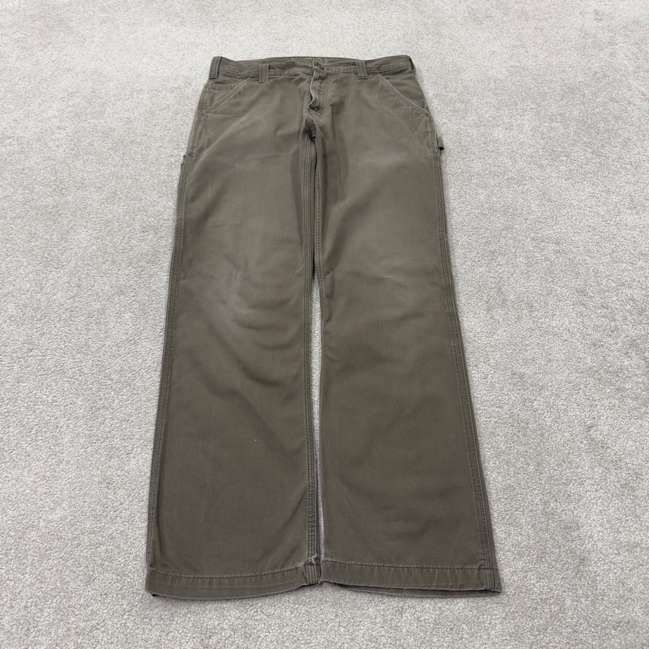 Carhartt carpenter pants relaxed y2k green