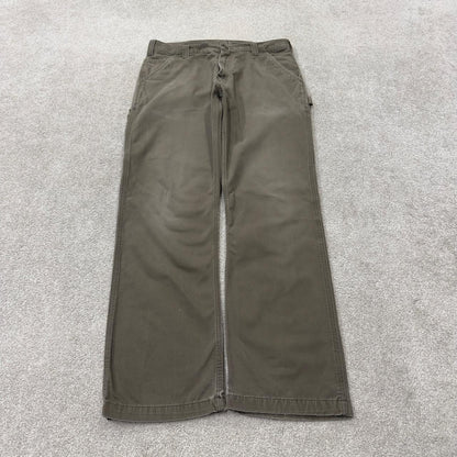 Carhartt carpenter pants relaxed y2k green