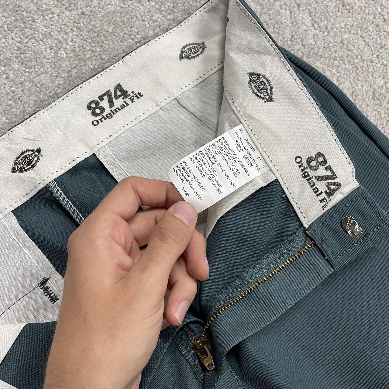 Dickies 874 work pants turquoise original fit Y2K straight fit chino skater style trousers