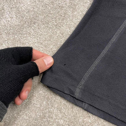 00s Columbia technical fleece L Tall men's black 1/4 zip up y2k style autumn casual outdoors