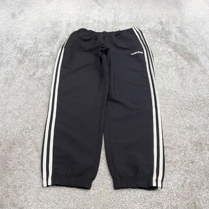Y2k Adidas tracksuit bottoms L 00s style sportswear joggers mesh lined track pants print logo