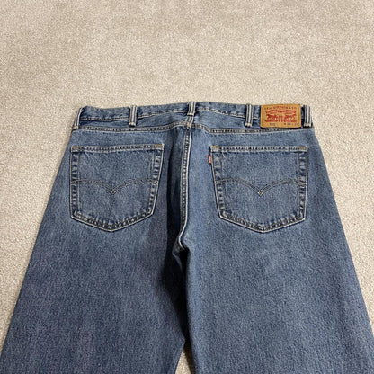Levi’s 505 jeans Y2K W38L32 blue Levi’s straight leg surf style pants red tab logo