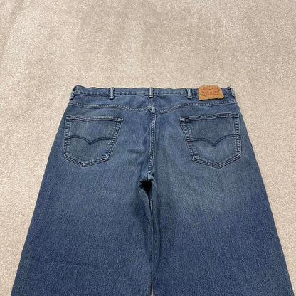 Y2K baggy Levi’s 550 jeans wide leg blue Loose fit denim pants red tab logo
