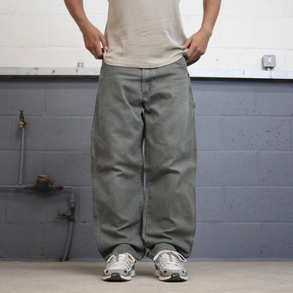 Green Dickies carpenter jeans W38 L30 baggy canvas skater cargos