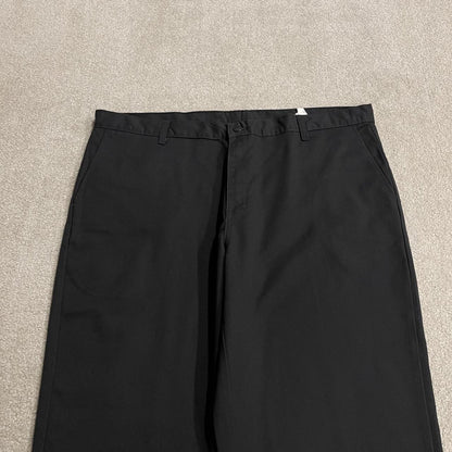 Dickies chino pants black W40L30 Loose skater style work trousers