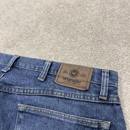 Wrangler baggy denim shorts y2k blue W38 Loose leg skater style casual style jorts
