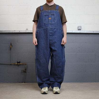 Vintage baggy dungarees denim overalls blue Red Kap workwear bib & brace utility