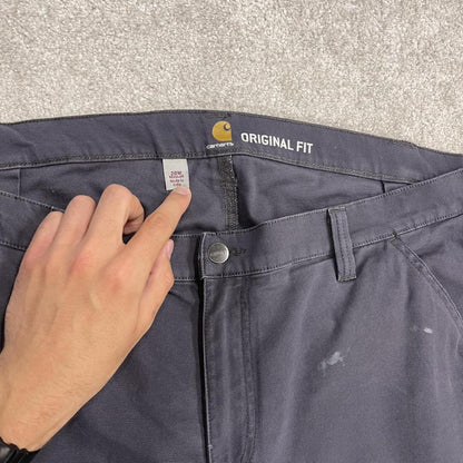 Y2K Carhartt carpenters jeans womens navy grey Loose original fit cargo workwear pants