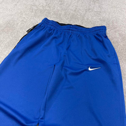 Blue loose Nike joggers Large y2k style Dri-Fit sweatpants Swoosh logo track pants