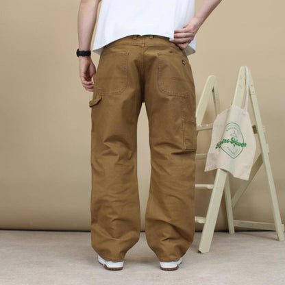 Tan Dickies carpenter jeans W38 L30 loose skater cargo pants