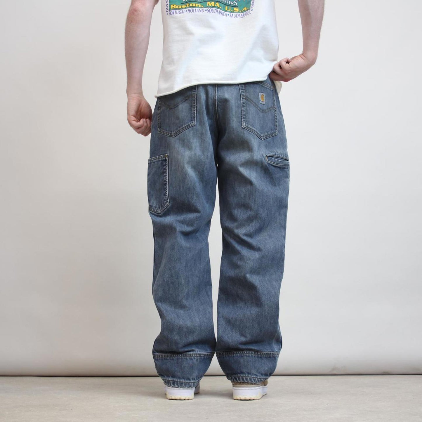 Blue Carhartt carpenter jeans W36 L32 Relaxed fit denim work skate jeans