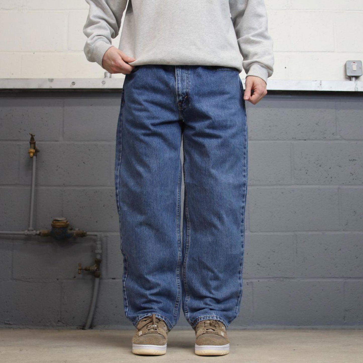 Baggy Levis 550 jeans W36 L29 blue loose 90s relaxed style skater jeans red tab logo