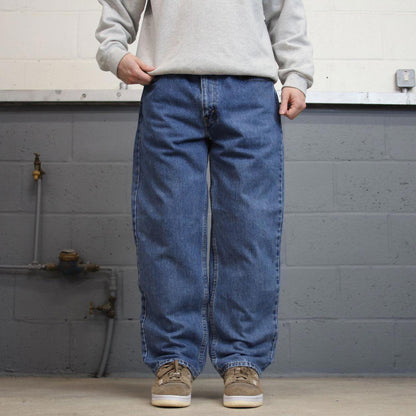 Baggy Levis 550 jeans W36 L29 blue loose 90s relaxed style skater jeans red tab logo