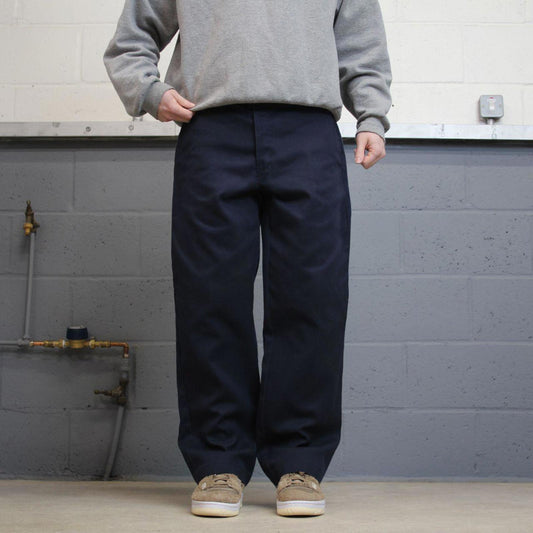 Y2K Dickies 874 work pants skater style navy Loose straight leg flex chino style trousers