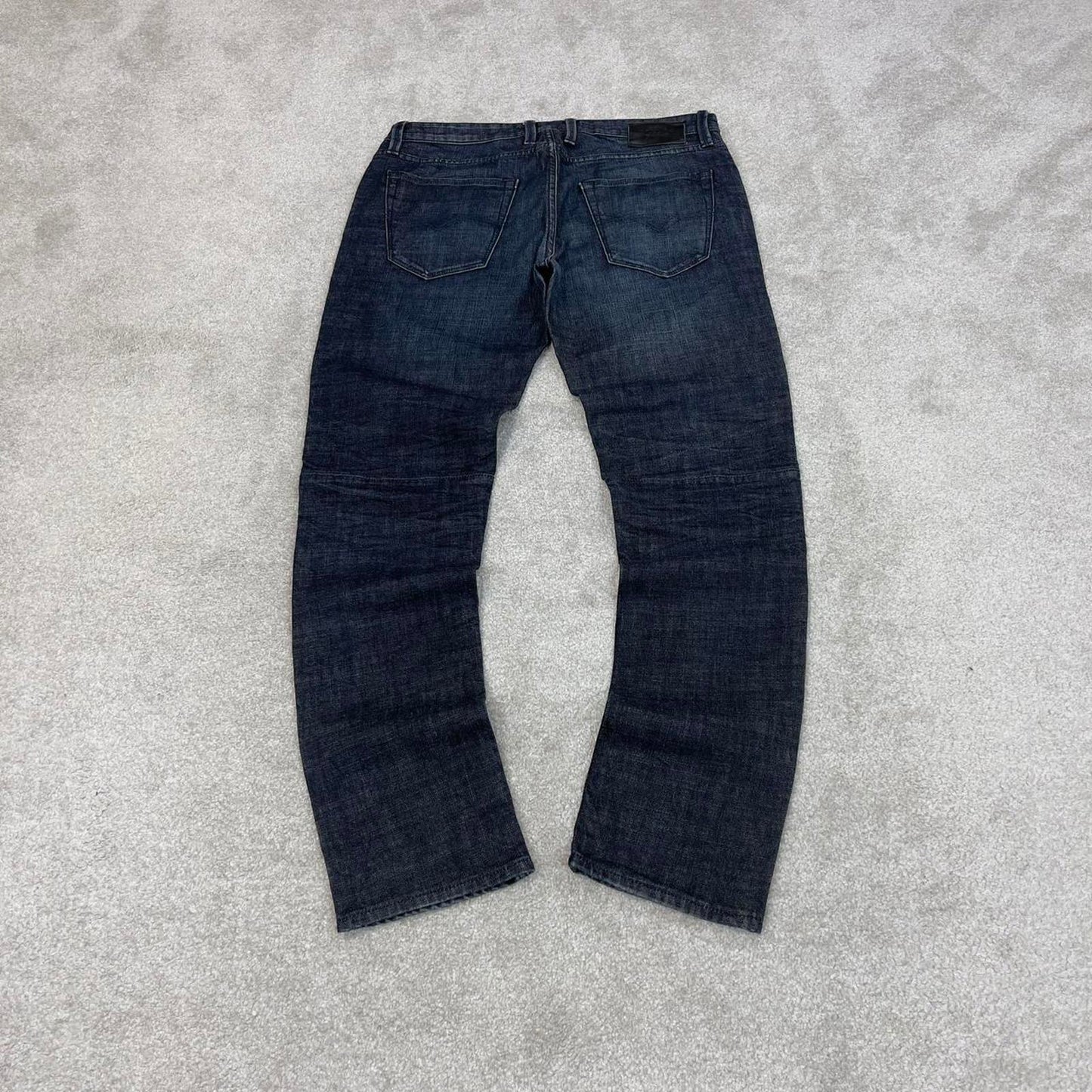 Blue Guess jeans size W33L32 y2k 90s style denim pants slim tapered