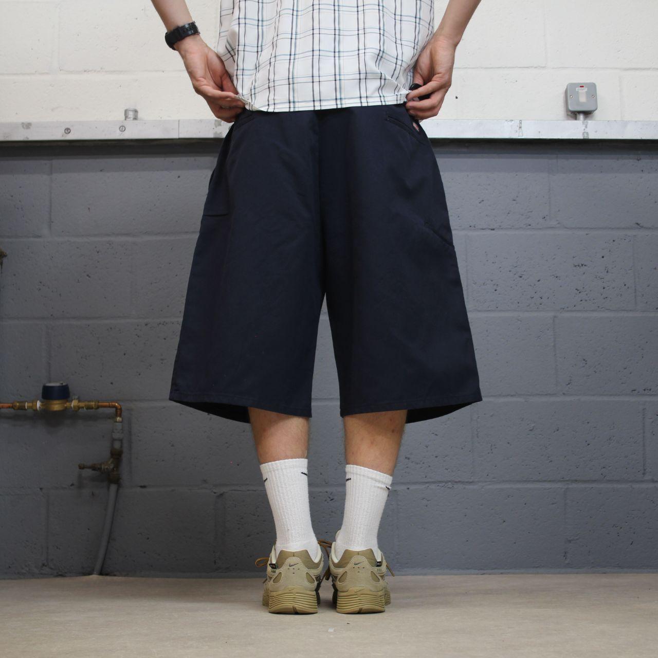 Dickies baggy chino shorts carpenter navy Chino style skater shorts long wide leg festival