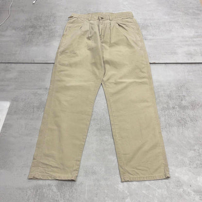 Wrangler carpenter trousers W32L30 beige skater style cargos