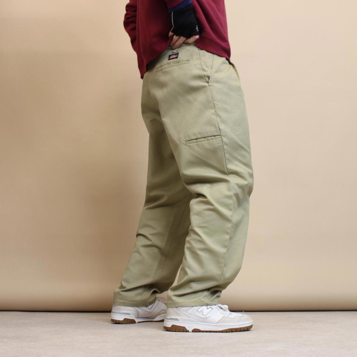 Beige Dickies carpenter pants W38 L30 twill chino style skater pants