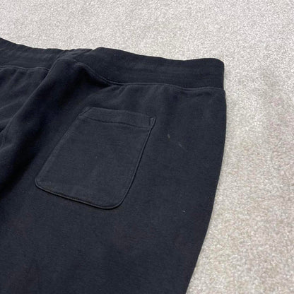 Vintage y2k Champion sweatpants joggers black Loose leg embroidered drawstring track pants