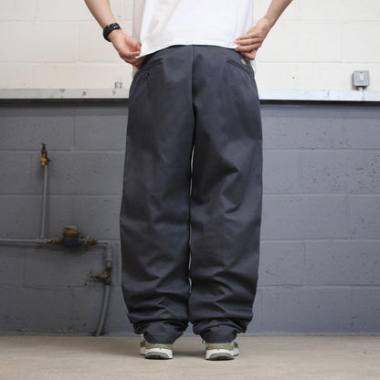 Baggy Dickies pants W38 L34 grey loose twill chino style skater pants