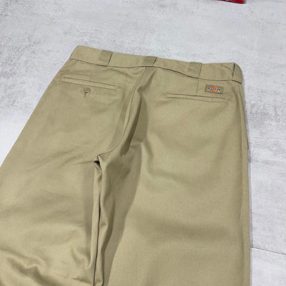 Khaki Dickies 874 Pants loose original fit twill chino style skater pants