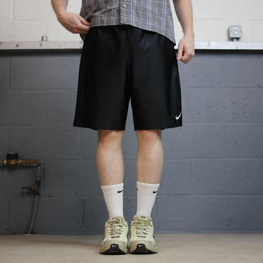 Nike sports shorts y2k loose black comfy floaty summer gym shorts