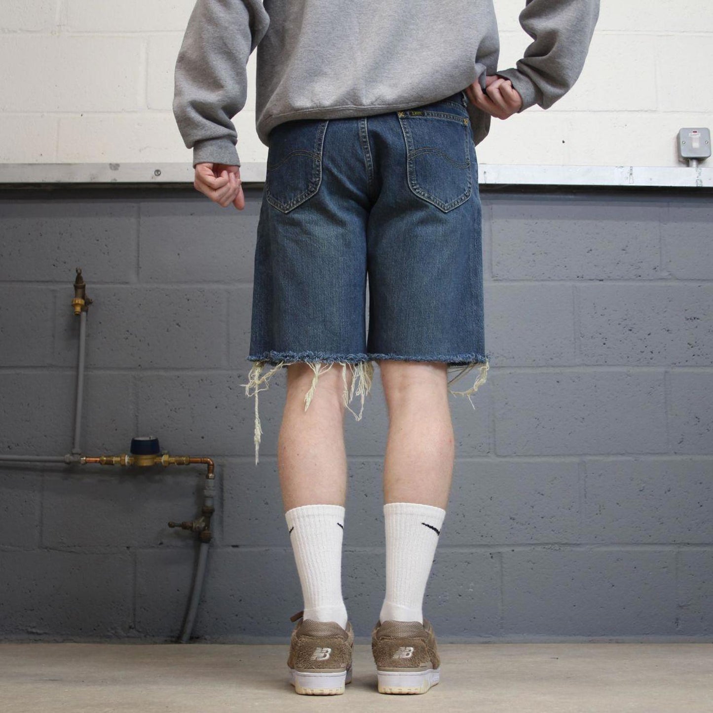 Y2k Lee jorts skater style blue Denim summer festival jean shorts