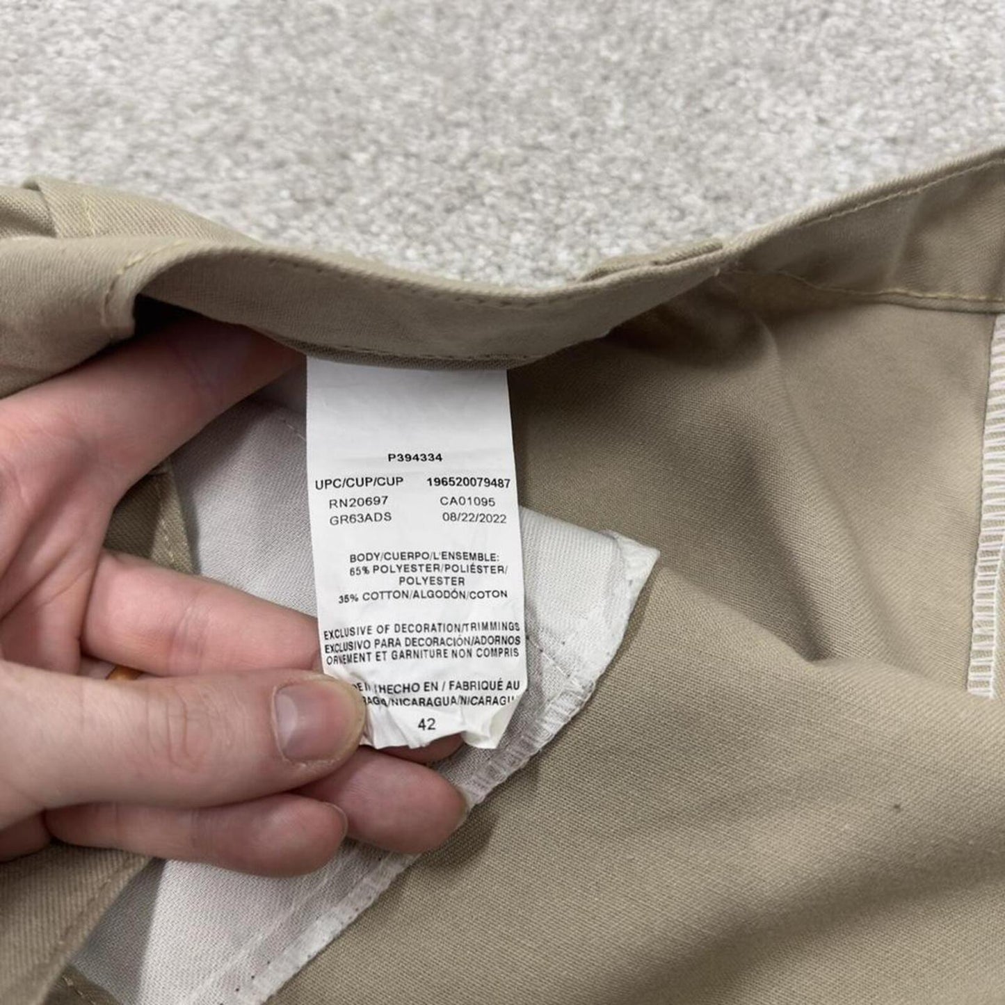 Dickies baggy chino shorts carpenter khaki Chino style skater shorts long wide leg festival