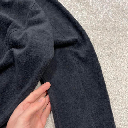 00s Columbia technical fleece XXL women's black full zip up y2k style autumn adjustable waist