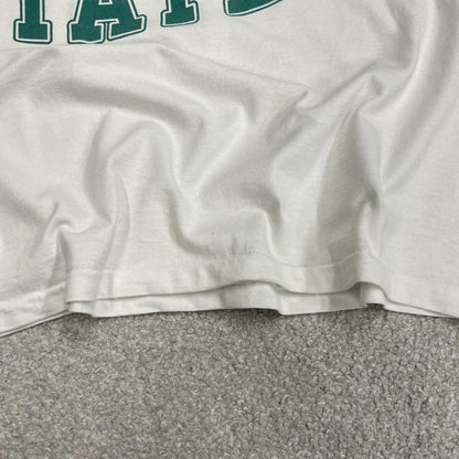 Vintage Michigan State graphic t shirt white Oneita 100% cotton single stitch tee print varsity top