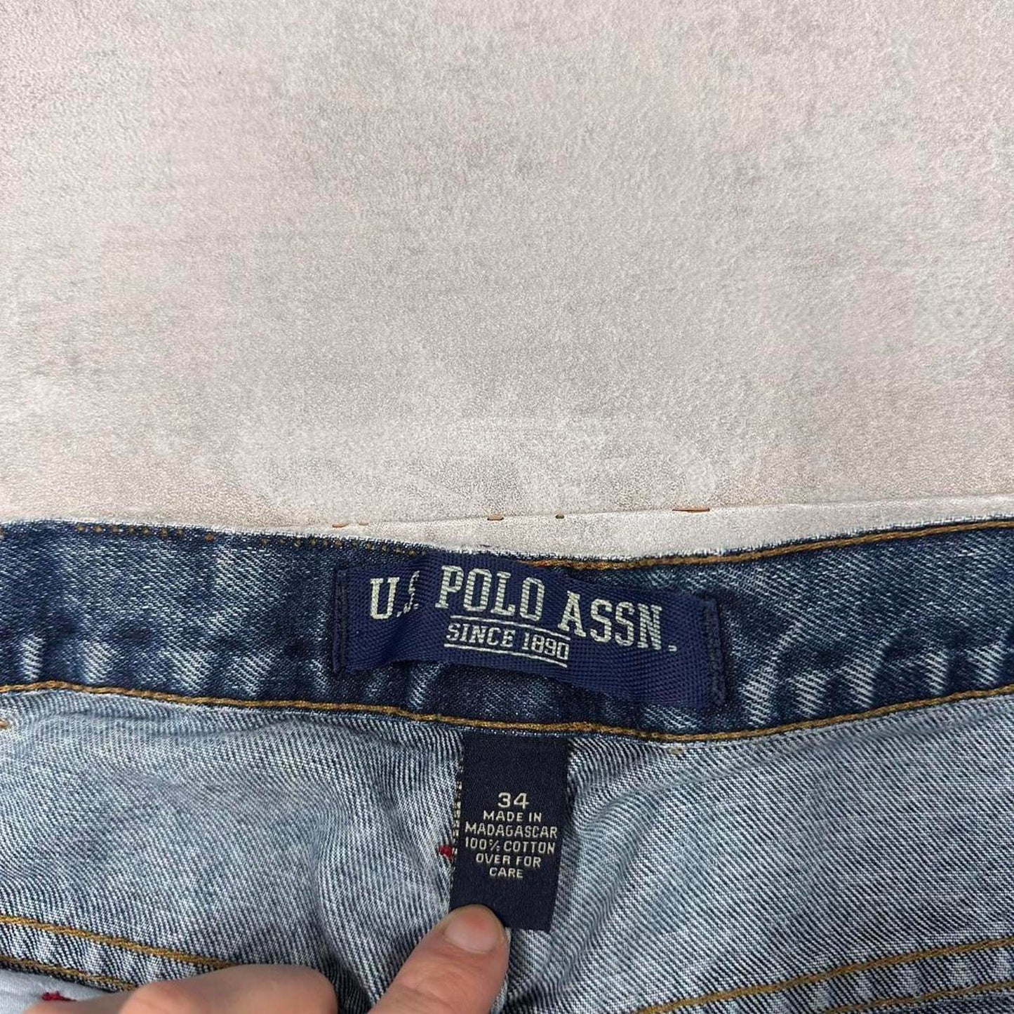 Baggy Polo Assn carpenter jorts W34