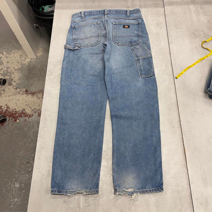 Mens baggy Dickies carpenter jeans W36 L34