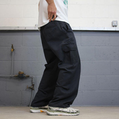 Dickies cargo trousers W38L30 black loose chino style skater cargo pants