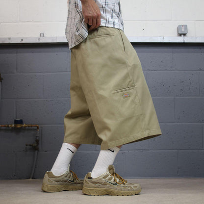 Dickies baggy chino shorts carpenter khaki Chino style skater shorts long wide leg festival