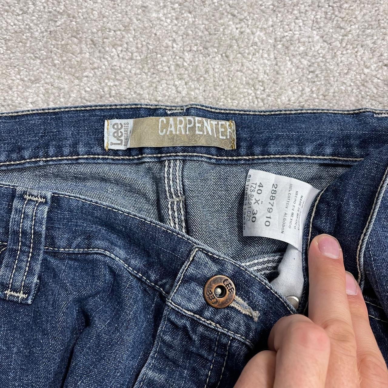 Lee Dungarees baggy jeans blue W40L30 denim carpenter skater cargo pants