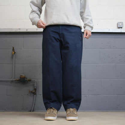 Navy Red Kap pants W34L28 loose y2k chino style skate trousers patch logo