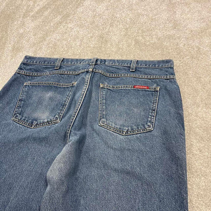 Vintage 90s Dickies jeans W38L32 00s skate style blue denim workwear pants American