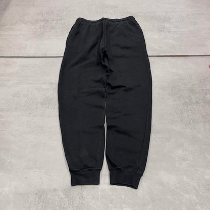 Black Nike Trackies S loose jogger track pants embroidered logo