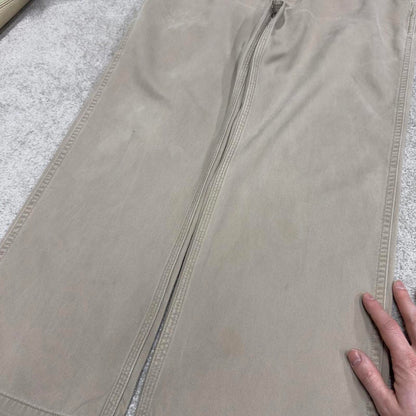 Y2K Carhartt carpenter pants beige Relaxed fit skate style workwear cargo pants