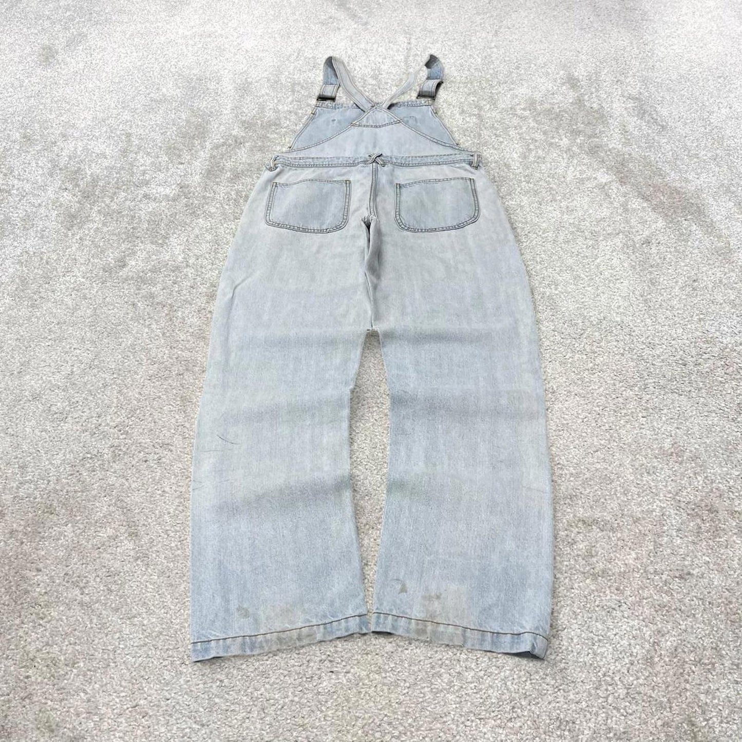 00s BDG denim dungarees overalls W31L32 blue mens denim y2k style bib & brace workwear