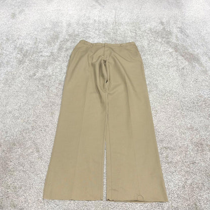 Y2k baggy work pants loose beige Chino style skater trousers Red Kap workwear patch logo