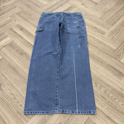 Vintage Wrangler carpenter jeans y2k Loose fir denim utility workwear skate trousers