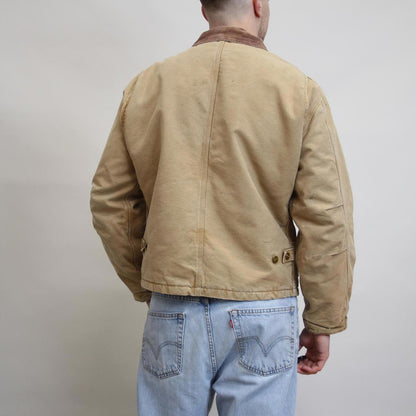 Vintage Carhartt traditional jacket Large boxy cropped workwear Detroit style