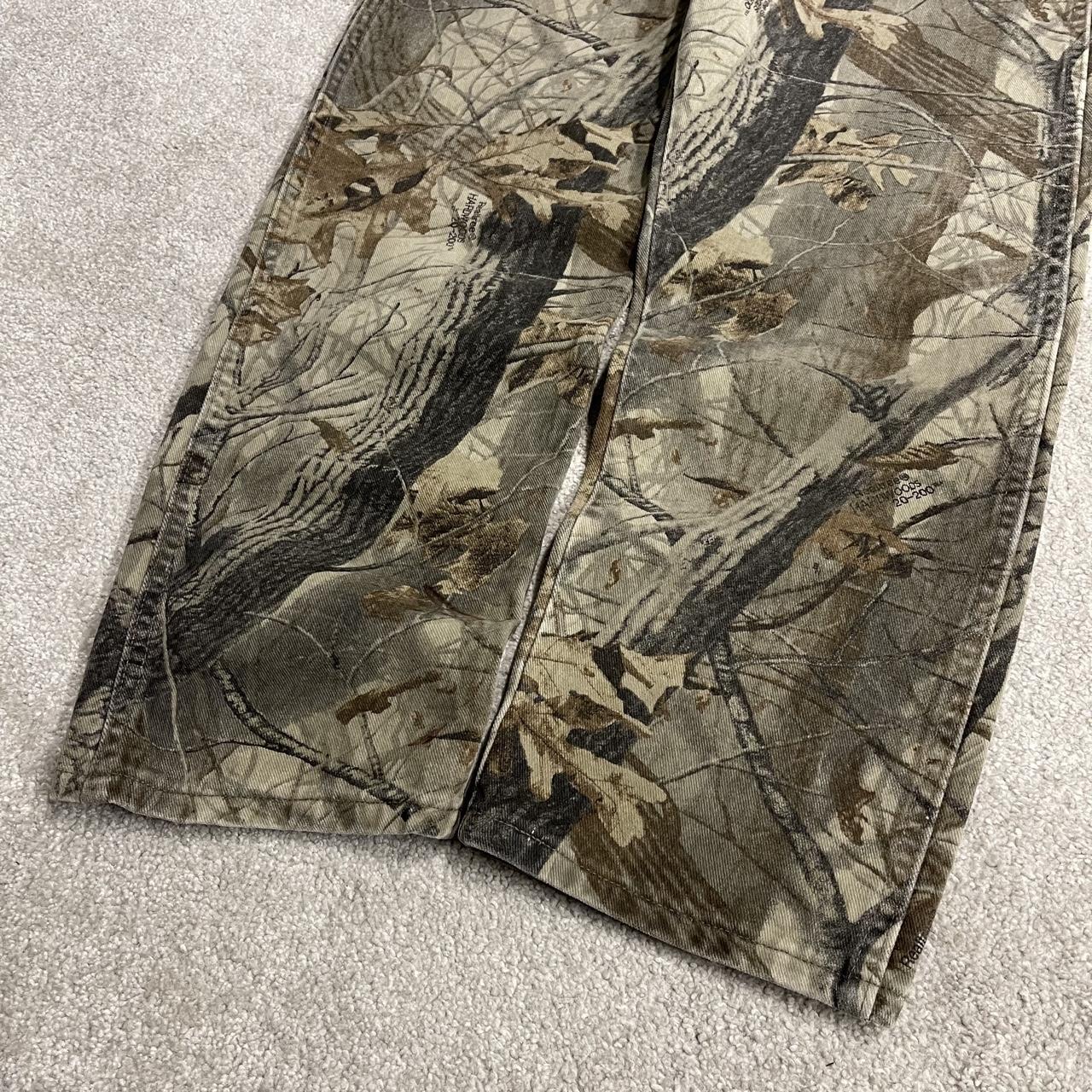 Wrangler Realtree camo jeans y2k khaki Straight leg hardwoods Realtree forest camouflage pants