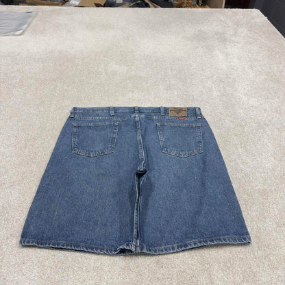 Y2k baggy Wrangler shorts skater style blue Denim loose leg summer festival jorts